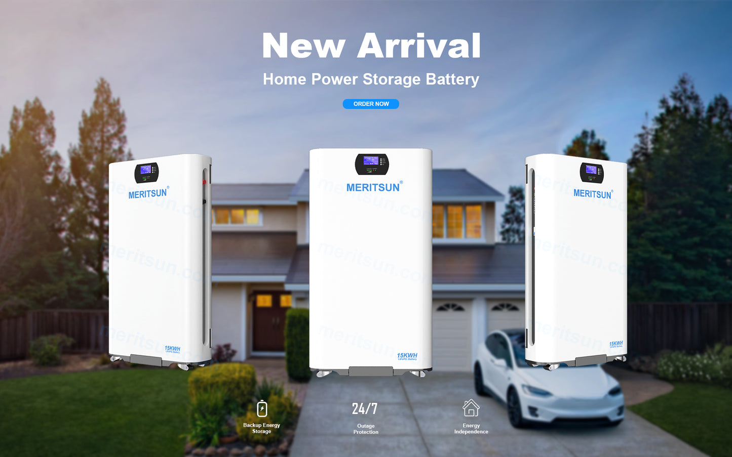 15kWh 48V LiFePO4 Wall Mounted Battery