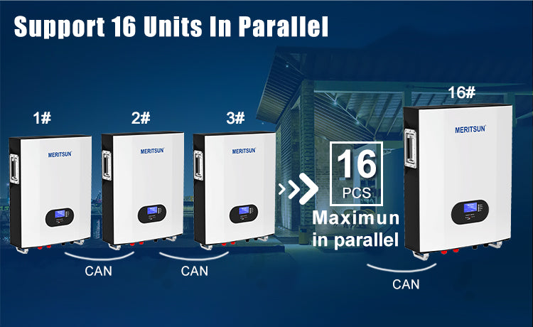 5kWh 48V LiFePO4 Wall Mounted Battery